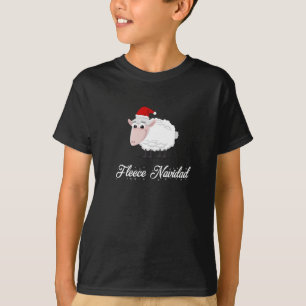 T-shirt Ouatine Navidad de moutons de bande dessinée