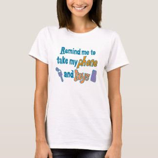 T-shirt Oubli drôle inattention TDAH Rappel