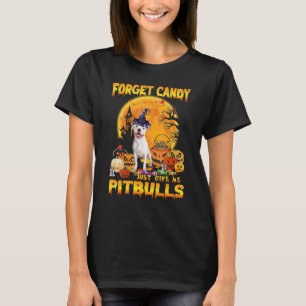 T-shirt Oublie bonbons Donnez-moi simplement Pitbull Pumpk
