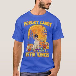T-shirt Oubliez Candy Donne-Moi Juste Le Fil Pour Citrouil