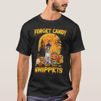 T-shirt Oubliez Candy Donnez-Moi Des Whippets Citrouille H
