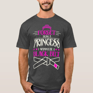 T-shirt Oubliez d'être une princesse Je veux être un Noi
