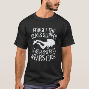 T-shirt Oubliez le soulier de verre cette princesse porte