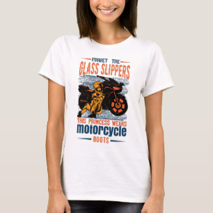 T-shirt Oubliez les bottes de moto Princess Slipper en ver