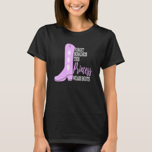 T-shirt Oubliez les chaussures cette princesse porte des b