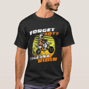 T-shirt Oubliez Les Jouets Je Veux Rider Motocross
