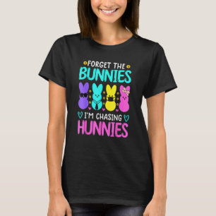 T-shirt Oubliez les lapins que je chasse les Hunnies Drôle