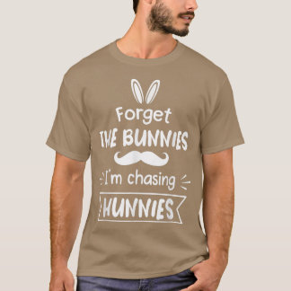 T-shirt Oubliez les lapins que je chasse les lapins Amusan