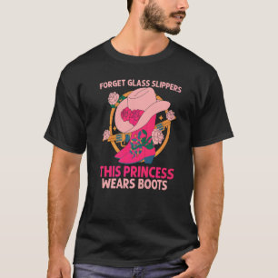 T-shirt Oubliez les pantoufles de verre, cette princesse p