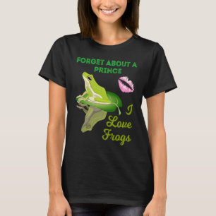 T-shirt Oubliez un prince, j'aime les grenouilles Filles