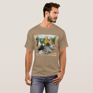 T-shirt Ouest de l'Angleterre Tumbler Pigeons