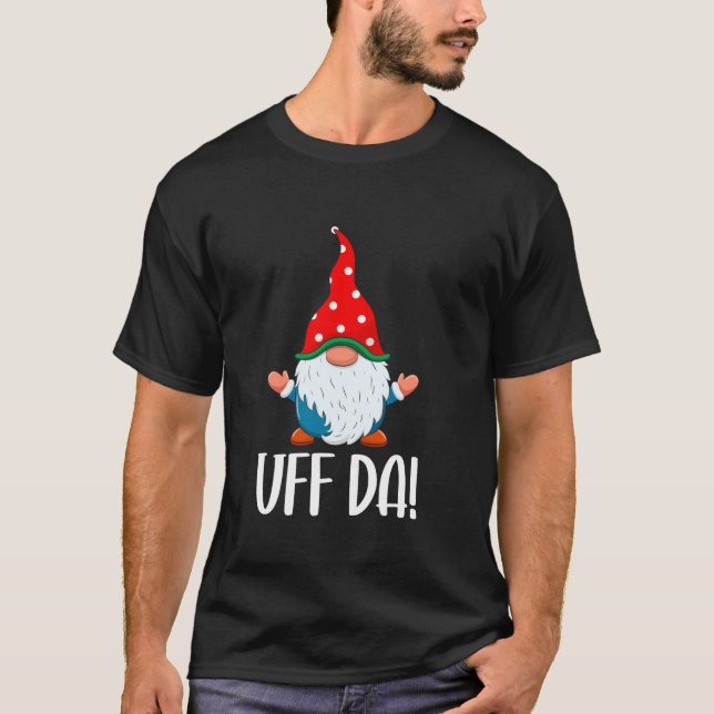 T-shirt Ouf Da Tomte Gnome suédois de Noël  (Devant)