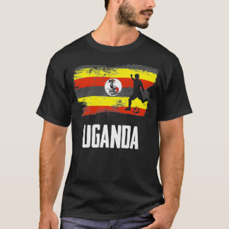 T-shirt Ouganda Drapeau Jersey Ugandan Soccer Team Ouganda