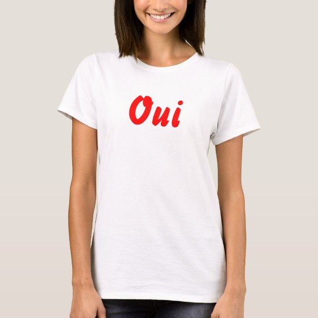 T-shirt Oui (Devant)