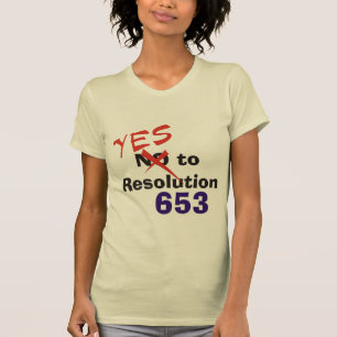 T-shirt Oui à la résolution 653