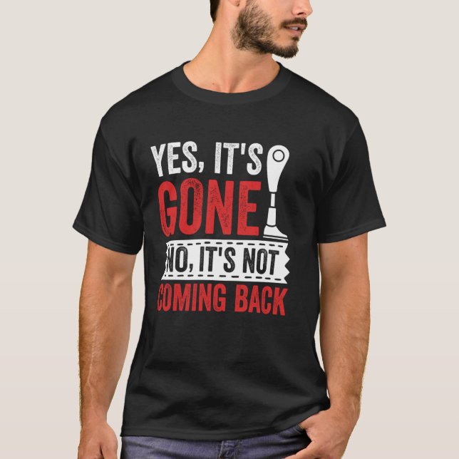 T-shirt Oui, C'est Parti Non Ça Ne Revient Pas Amputé (Devant)