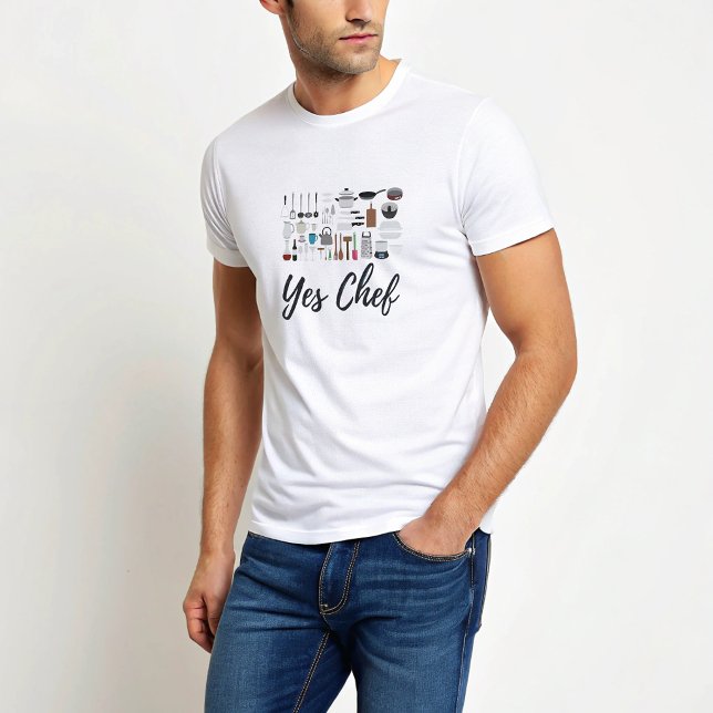 T-shirt Oui Chef  (Créateur téléchargé)