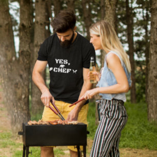 T-shirt Oui Chef Cuisine culinaire Cuisine