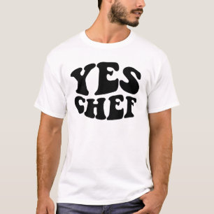 T-shirt Oui Chef Funny Restaurant Cuisine Cuisine Oui Chef