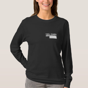 T-shirt OUI, CHEF Professionnel Sous Chef Drôle Texte Simp