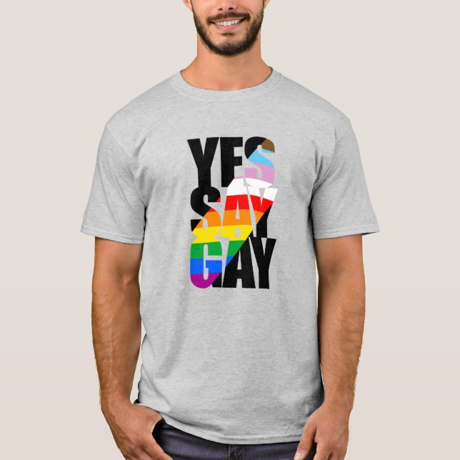 T-shirt Oui dis gai (Devant)