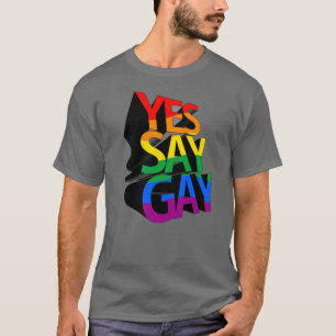 T-shirt Oui dis gai