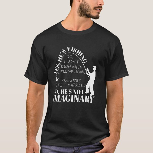 T-shirt Oui il pêche (Devant)