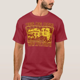 T-shirt Oui il peut ! Camarade Obama Spoof