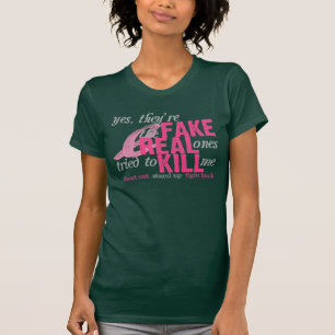 T-shirt Oui, ils sont faux, le vrai essayé pour me tuer