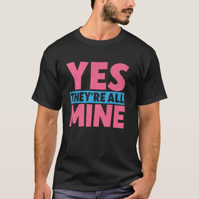 T-shirt Oui Ils Sont Tous À Moi Maman (Devant)