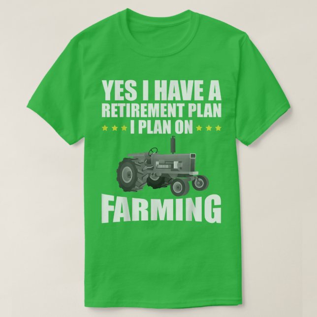 T-shirt Oui, J'Ai Un Régime De Retraite Fabriquant Une Fer (Design devant)