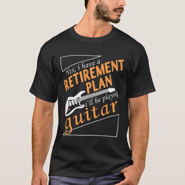 T-shirt Oui j'ai un régime de retraite que je jouerai (Devant)