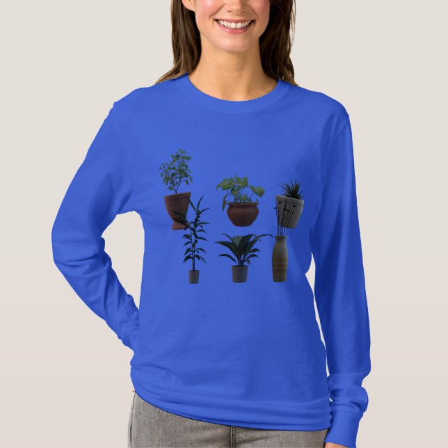 T-shirt Oui, j'ai vraiment besoin de tous ces plantes... T (Devant)