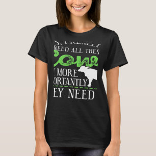 T-shirt Oui J'Ai Vraiment Besoin De Toutes Ces Vaches Prés