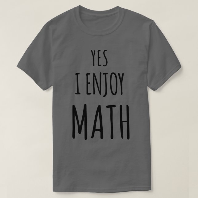 T-shirt Oui J'aime les maths 14 (Design devant)
