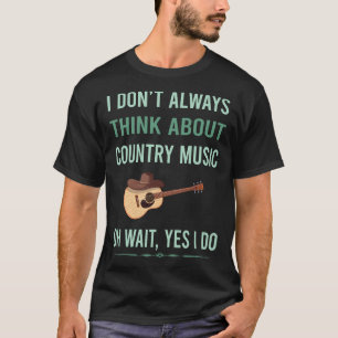 T-shirt Oui Je fais de la musique country