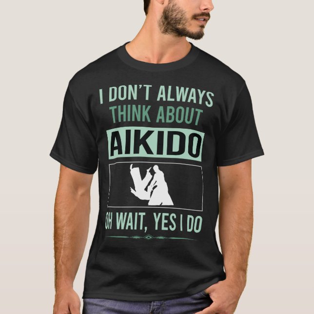 T-shirt Oui Je fais de l'Aikido (Devant)