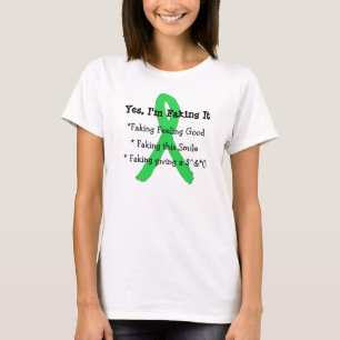 T-shirt Oui, je fais semblant ! Chemise de sensibilisation