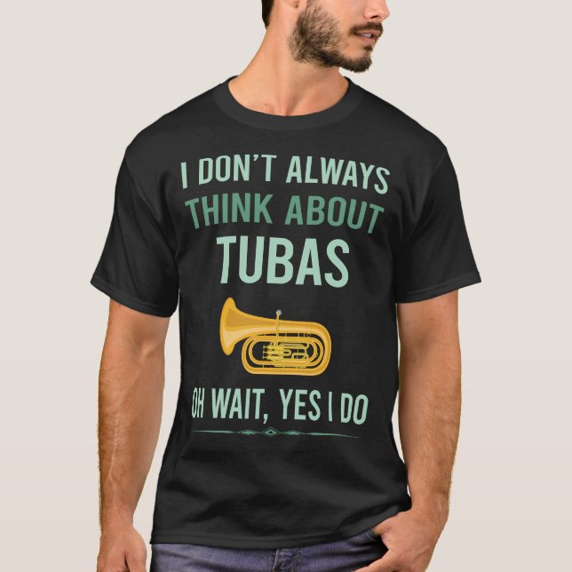 T-shirt Oui, je fais Tuba (Devant)