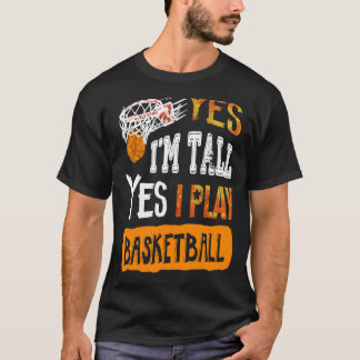 T-shirt Oui Je Joue Au Basket