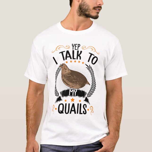 T-shirt Oui Je Parle À Mes Fermiers De Queue (Devant)