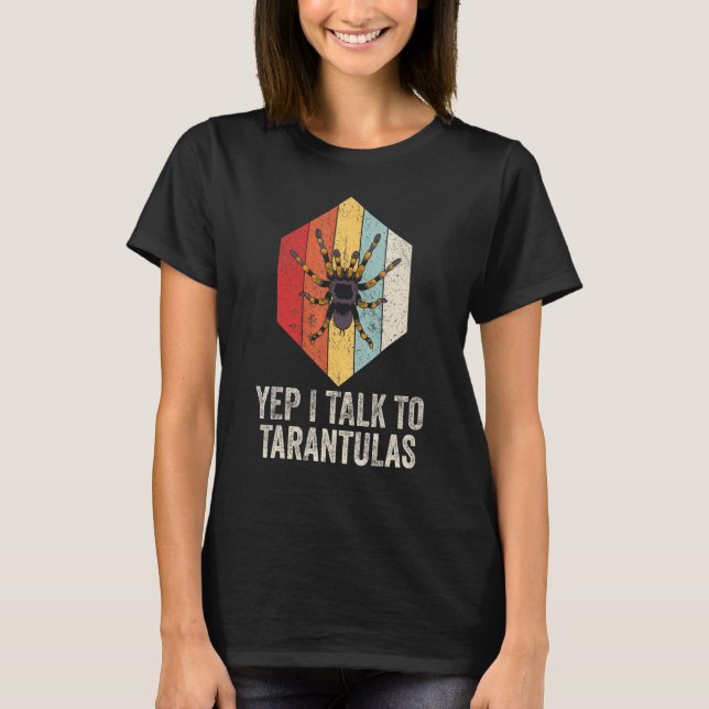 T-shirt Oui Je Parle À Mes Tarantulas Tarantulas (Devant)