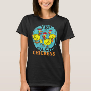 T-shirt Oui Je Parle À Poulets Animal Pour Hommes Femmes F