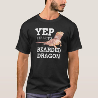 T-shirt Oui, Je Parle Aux Dragons Portés Mignons Animaux P