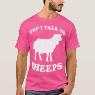 T-shirt Oui, Je Parle Aux Moutons Moutons Moutons Farmer M