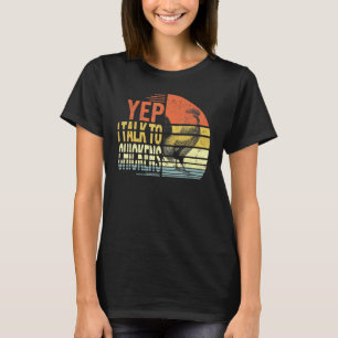 T-shirt Oui, Je Parle Aux Poulets Mignons Poulet Maman Aim