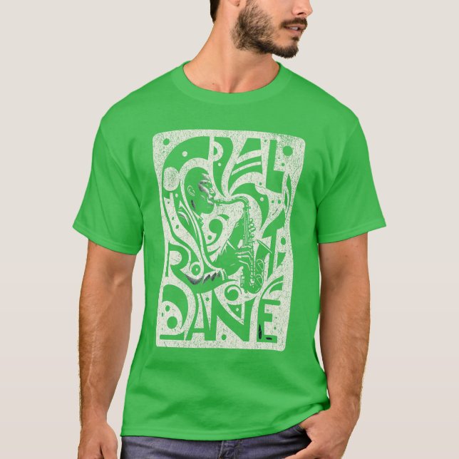 T-shirt Oui je parle Coltrane Amoureux de la musique jazz  (Devant)