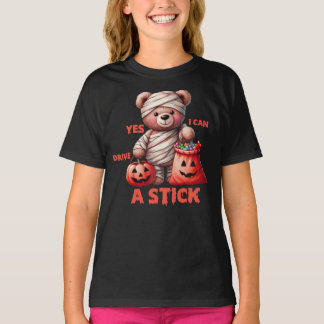 T-shirt Oui Je Peux Conduire Un Bâton Ours En Teddy