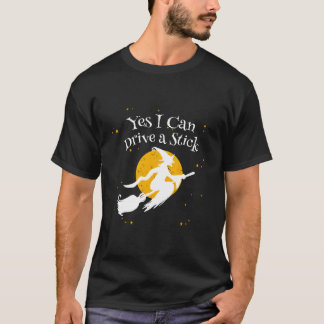T-shirt Oui, je peux conduire un humour de Halloween de no