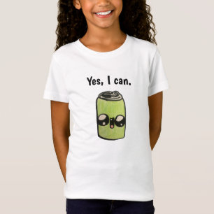 T-Shirt Oui, je peux. (soda pop can) (filles)